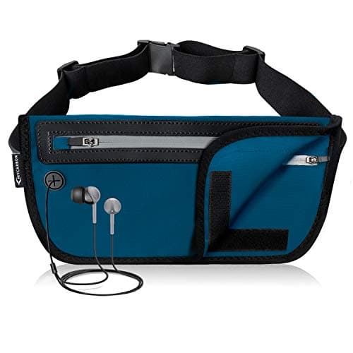 MYCARBON Travel Money Belt RFID Waist Bag Against Invisible Theft