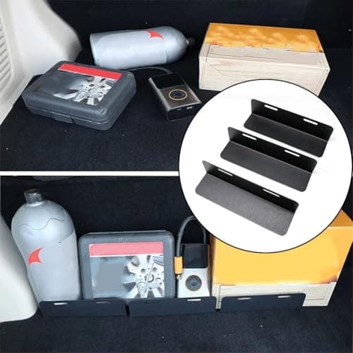 3PCS Flexible Trunk Organizer Blocks Car Cargo Dividers for Securing Items During Commuting Road Trips and Daily Errands — view 4