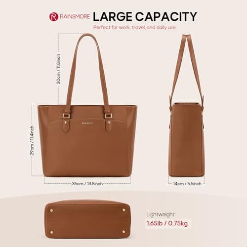 RAINSMORE Handbags for Women Large Tote Bags for Women — view 5
