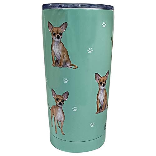 Chihuahua SERENGETI 16 Oz. Stainless Steel, Vacuum Insulated Tumbler with Spill Proof Lid - 3D Print - Insulated Travel mug for Hot or Cold Drinks — view 2