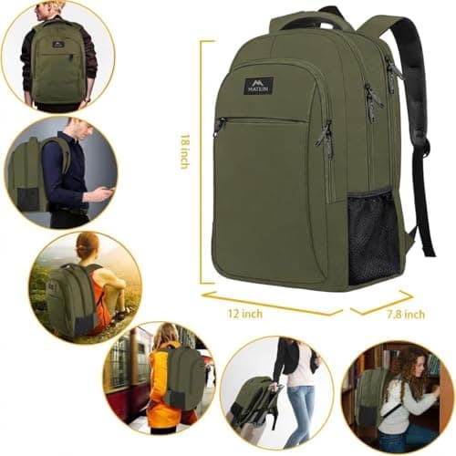 MATEIN Laptop Backpack, 15.6 Inch Laptop Rucksack for Men Work — view 6