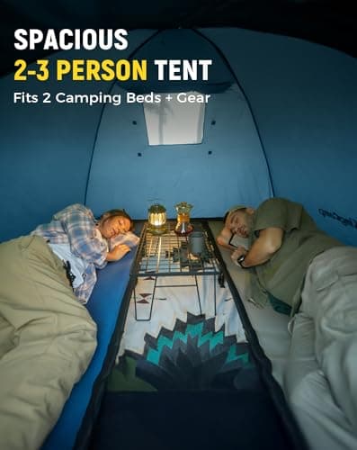 KingCamp 2-3 Man Camping Tent Waterproof 3000mm,Lightweight Dome Tent,Blue — view 4