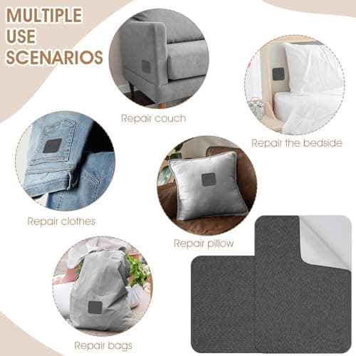 2 Pack Waterproof Canvas Repair Patch – Self-Adhesive — view 2