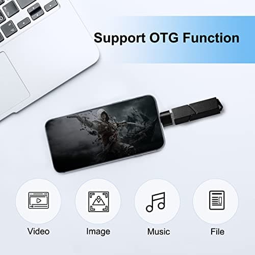 YRIKE USB C to USB A Adapter (Pack of 6), High Speed Data Transfer, Compatible with MacBook Pro, Samsung Galaxy, Huawei and Other C-type Devices — view 4