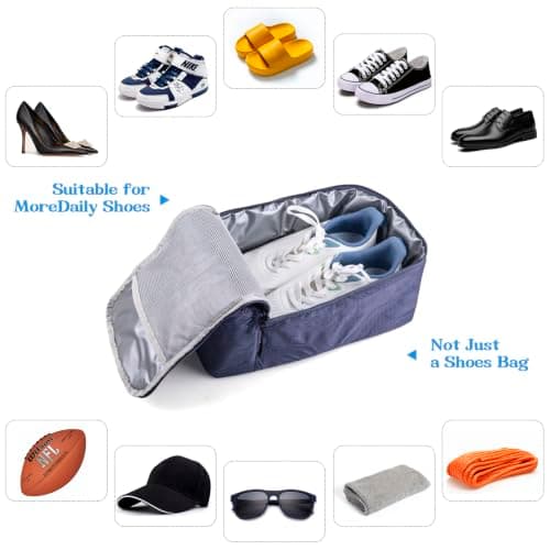 CANBOX Shoe Bag for Travel, Zippered Shoe Storage Organizer, Unisex — view 4