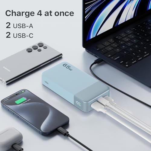 NOBIS Portable Charger 20000mAh 65W Power Bank Fast Charging — view 4