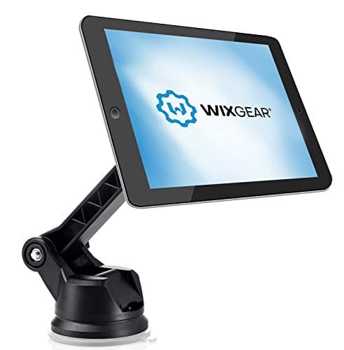WixGear Dashboard Mount, Universal Magnetic Phone Holder for Car, Windshield Mount and Dashboard Mount Holder for Cell Phones and Tablets with Long Adjustable Arm – (New Rectangle Head) — view 4