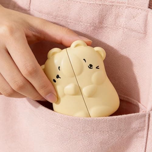 Kids Rechargeable Hand Warmers | 3 Levels Cute Bear Magnetic Long Lasting Outdoor Heater,Kids Hand Warmers | for Winter Indoor Home School Offices Work Skiing Hiking Walking Commuting Daily — view 3