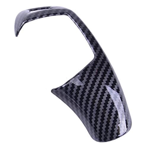 WJBABJ Ski Boot Bag ABS Carbon Fiber Style Gear Shift Knob Head Decoration Decor Cover Sticker Trim Normal/Sport Fit For BMW E60 E70 E71 X5 X6 (Color Name : Normal) — view 3