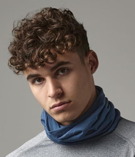 Merino Wool Multi-Purpose Headwear - Breathable, Quick-Drying, Anti-Bacterial, and Odor Resistant - Available in Black, Military Green, and Steel Blue (Blue) — view 5