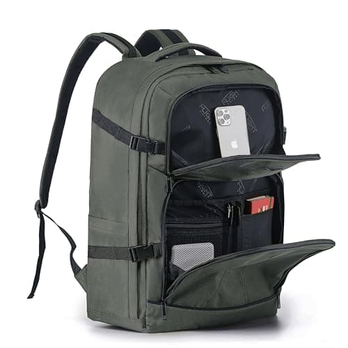 Flight Knight 55x40x20cm Ryanair Priority Free Carry On Over Head Cabin Backpack Bag for Travelling USB Port Padded Comfortable Rucksack - Carry On Luggage For easyJet, Ryanair, BA, Jet2 & Many More! — view 4