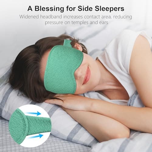 Gritin 100% Blackout Sleep Masks for Women & Men - Zero Eye Pressure Mask — view 5
