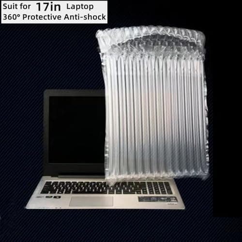 Jarler Laptop Protective Bags, 10 Pack Inflatable PE&PA Sleeves for 17'' Laptop, Water-resistant, Compatible with Laptop Shipping, Anti-Blocking Notebook Boxes, Includes Hand Pump — view 2