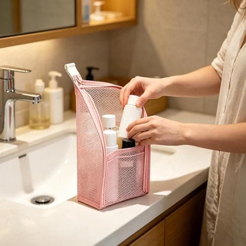 Toiletry Bag for Men Waterproof Mesh Cosmetic Pouch — view 6