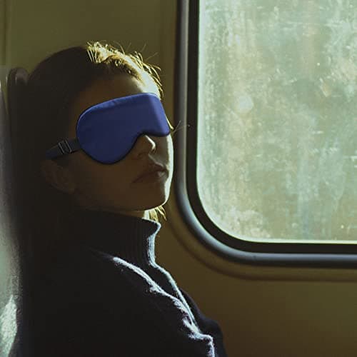 TSHAOUN 4 Pieces Sleep Mask, Silk Sleeping Eye Masks for Women Men Children, Soft Eye Mask for Sleeping, Blackout Eye Mask with Adjustable Strap, Eye-Cover Blindfold for Night,Travel,Nap (4 Colors) — view 6