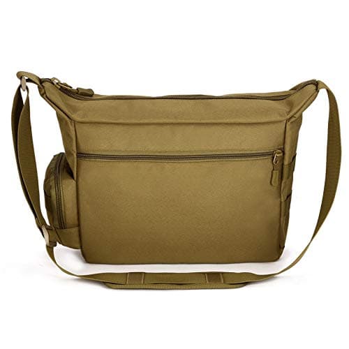 GYDEHUTJ A4 14inch Waterproof Military Tactical Cross-body Laptop Bag,Camo Man's Messenger Bag, Molle Outdoor Travel Sling Shoulder Bag — view 6