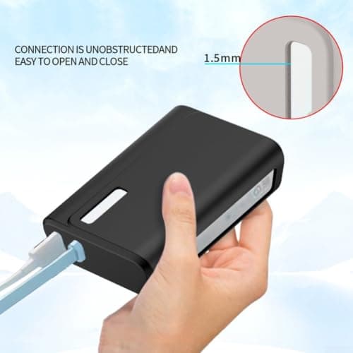 Non-Slip Grip Case for CP13 Portable Charger Travel(Black) — view 4