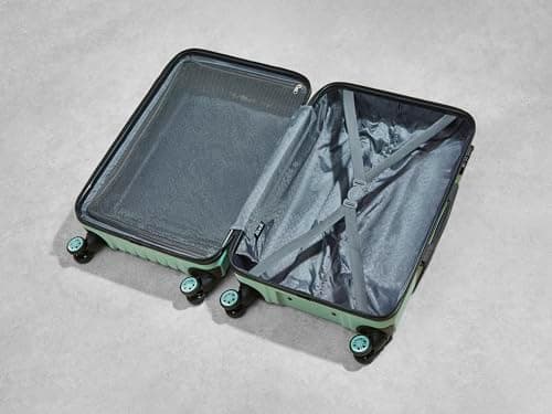 Rock Santiago Small 31L Hard Shell Suitcase - Mint Green — view 3