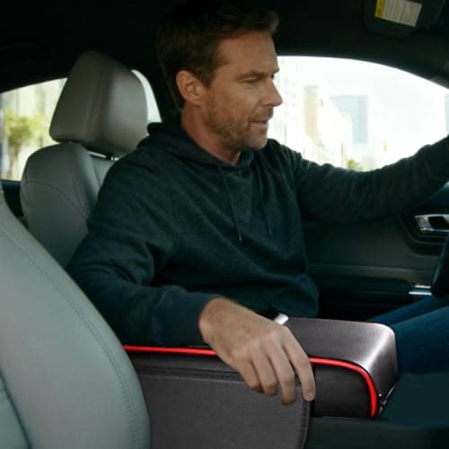 Universal Car Armrest Box Booster Pad, Car Storage Bag, Interior Center — view 3