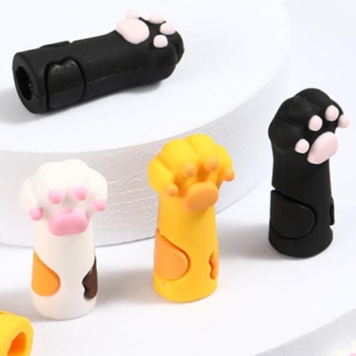 minkissy Cat Paw Cuticle Nipper Cover 3 Pack Silicone Cuticle Scissors Cover Nipper Protective Cap for Nail Nippers Pedicure Tool Scissors Protective Sleeve for Salon Travel Storage — view 6