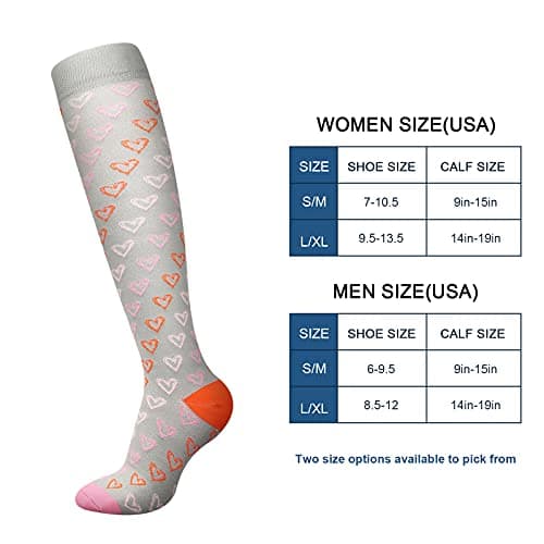 DRESHOW Compression Socks For Men & Women Best Support for Athletic Running Flight Travel Cycling — view 4