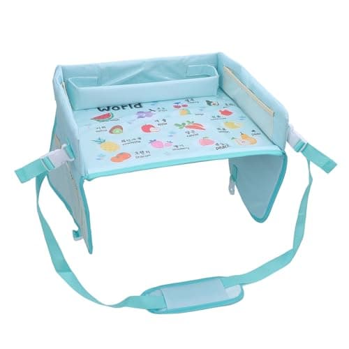 VGEBY Kids Travel Tray for Car, Foldable Lap Desk Organizer for Toddlers — view 2