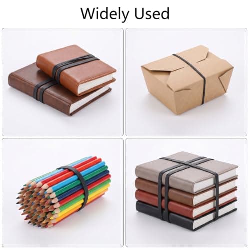80 Pcs Thick Rubber Bands, Multiple SizesLarge Black Rubber Bands — view 6