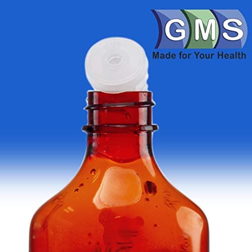 GMS Press in Bottle Adapter Plug for Oral Medication Syringes and Liquid Medication - Reusable BPA Free Plastic - Small Adapters Fit 22mm Bottle Circumference (25 Count) — view 2