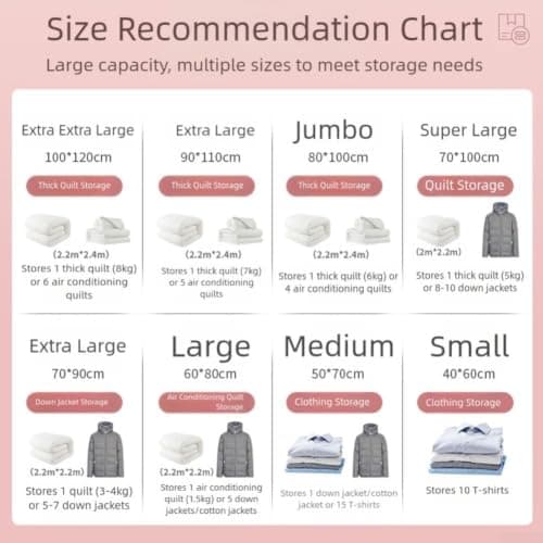 Compression Storage Bag Multi-Size for Home Travel(80 * 100CM) — view 3