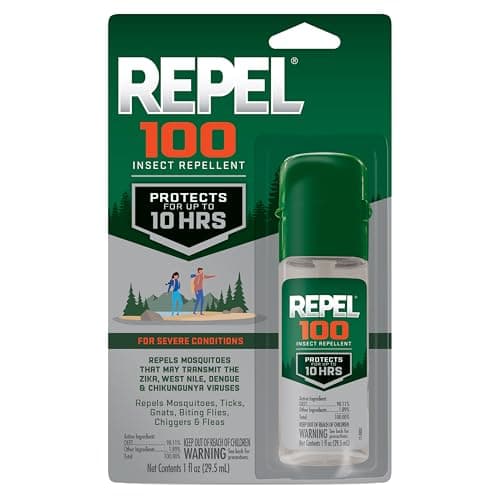 Repel 100 Insect Repellent, Mosquitos, Ticks and Gnats, For Severe Conditions, Protects For Up To 10 Hours, 98% DEET (Pump Spray) 1 fl Ounce