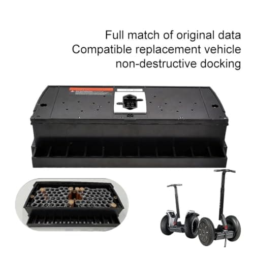 Udawfmk 2 rechargeable batteries, smart battery pack, expandable capacity, compatible with Segway, X2, I2, X2se, and I2se self-balancing scooters — view 5