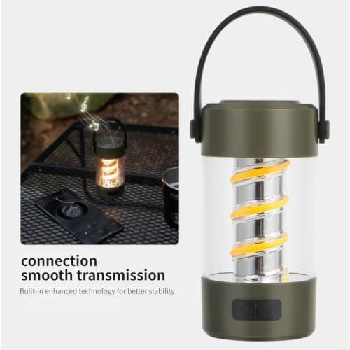 Honseadek Portable Wireless Speaker With Led Camping Lantern 110 Lumens Cob — view 3