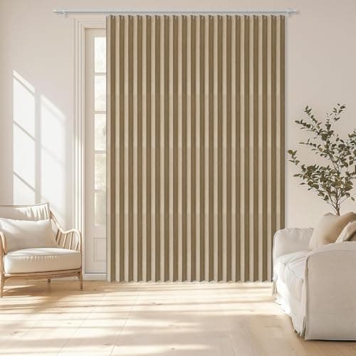 Invisible Magnetic Door Screen Foldable & Stylish for Bedrooms Brown 130x220cm Energy Efficient Cat Proof Easy Installation Bug & Insect Repellent — view 2