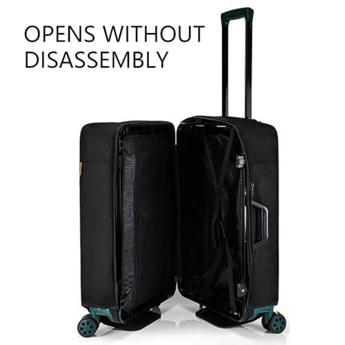 Veki PVC Travel Luggage Cover, Waterproof Suitcase Cover, Black 28inch — view 2