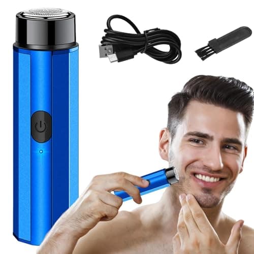 Compact Beard Trimmer, Handheld Grooming Machine, Pocket Sized Electric — view 2