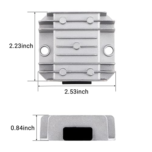 DROK Adjustable Voltage Regulator, IP68 Waterproof DC to DC Buck Converter 8-35V to 3-24V 5A, Aluminum Protective Case Step Down Converter 5V 12V Power Supply — view 6