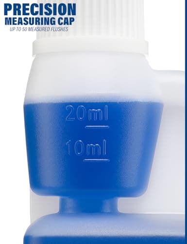 Xtremeauto Blue Toilet Fluid – 1L Concentrated Cassette Toilet Formula for Caravans, Motorhomes & Camping – 50 Doses, Formaldehyde-Free & Septic Safe (1, Blue) — view 3