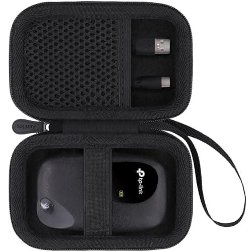 Aenllosi Storage Case for TP-Link M7000/M7010/M7200 4G Router, Black