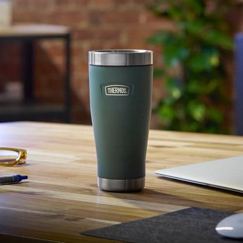 Thermos Icon Rock Cap Green Travel Coffee Tumbler (470ml) 7h Hot | 22h Cold — view 5