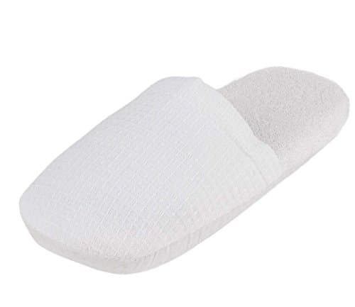 Non-Disposable Travel Slippers - Portable Sandals, Cotton Towelling for Spa, Hotel, Guest Room, Indoor, Business Trip, Flight - Anti-Skid Foldable Camping Footwear