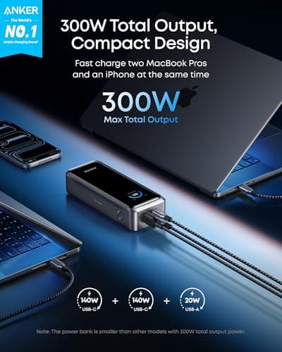 Anker Prime Power Bank, 26,250mAh 300W Fast Charging — view 2