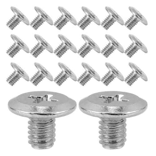 20Pcs Trimmer Replacement Screws, Iron, Silver for Salon