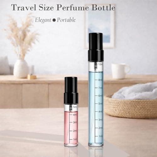 Travel Perfume Atomiser Bottle Refillable, 4 Pcs 10ML Leak Proof Cologne small Spray Bottles set,Portable Perfume Bottle Refillable for Toiletries Travel Perfume Fragrance Container — view 5