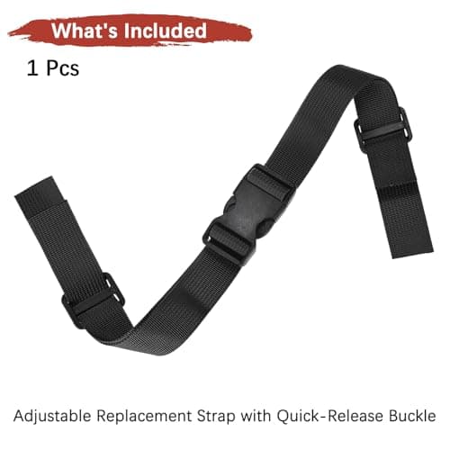 TIXIPEM 1PCS Adjustable Backpack Chest Strap 11 x 6in, Black — view 4