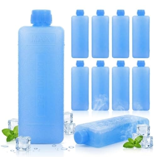 Reusable Ice Packs for Air Conditioner, 8pcs Ice Packs Freezer Blocks