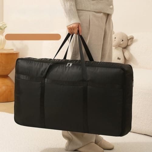 Foldable Storage Bag Large Capacity Luggage Quilt Storage Sack Clothes — view 4