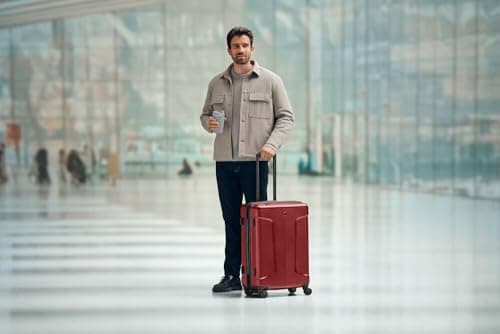 Wenger Legacy Hard-Shell Suitcase M, 66/79 l Expandable, TSA Lock, Red — view 6