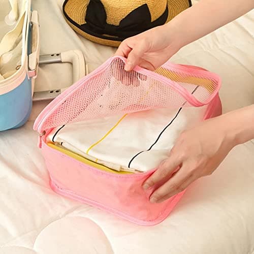 JUJIAN 6Pcs Travel Storage Lock Set For Leather Decorative Organizer Closet Suitcase Pouch Travel Organizer Vest Case Pack 3 — view 4