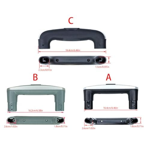 ihwfaityu Luggage Suitcase Handle Replacement, Suitcase, C, A — view 3