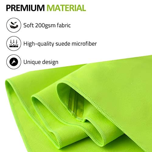 Eono Microfiber Towel, Ultra Absorbent, Quick Dry, Super Light and Compact — view 5